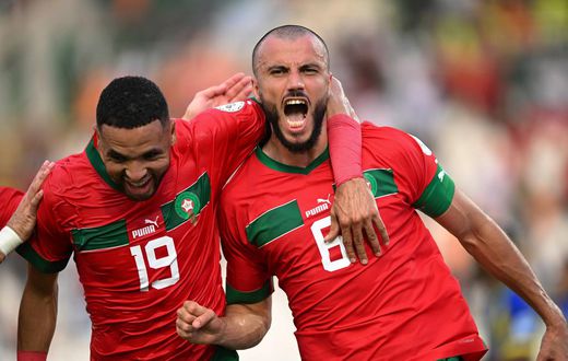 Celebration victoire Maroc