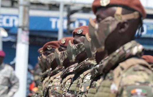 Des soldats ivoiriens