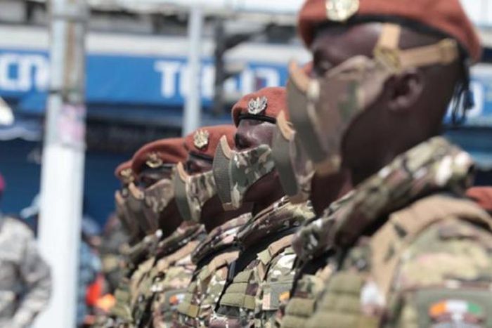 Des soldats ivoiriens