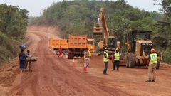 Construction de route