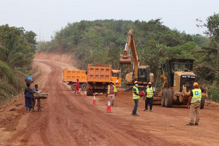 Construction de route