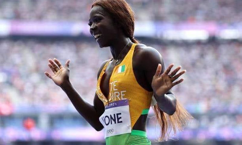 L'ivoirienne Maboundou Koné qualifiée pour les demi finales du 200m aux J.O de Paris 2024