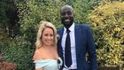 Souleymane Bamba et sa femme Chloé en 2018 pour leur anniversaire de mariage
