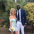 Souleymane Bamba et sa femme Chloé en 2018 pour leur anniversaire de mariage