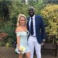 Souleymane Bamba et sa femme Chloé en 2018 pour leur anniversaire de mariage