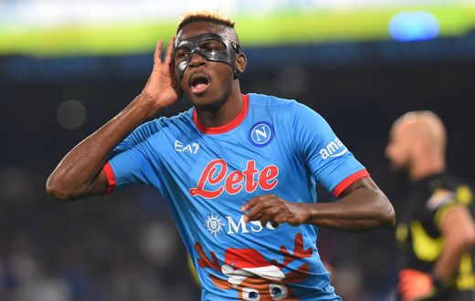 Victor Osimhen is the top scorer in Serie A this season