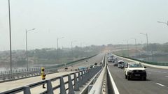 Le 4e pont partiellement ouvert