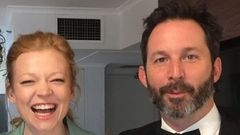 Sarah Snook et son mari Dave Lawson / Instagram