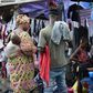 La friperie à Abidjan, marché de Belleville