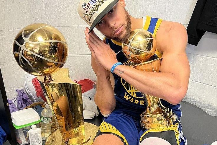 Stephen Curry, champion NBA