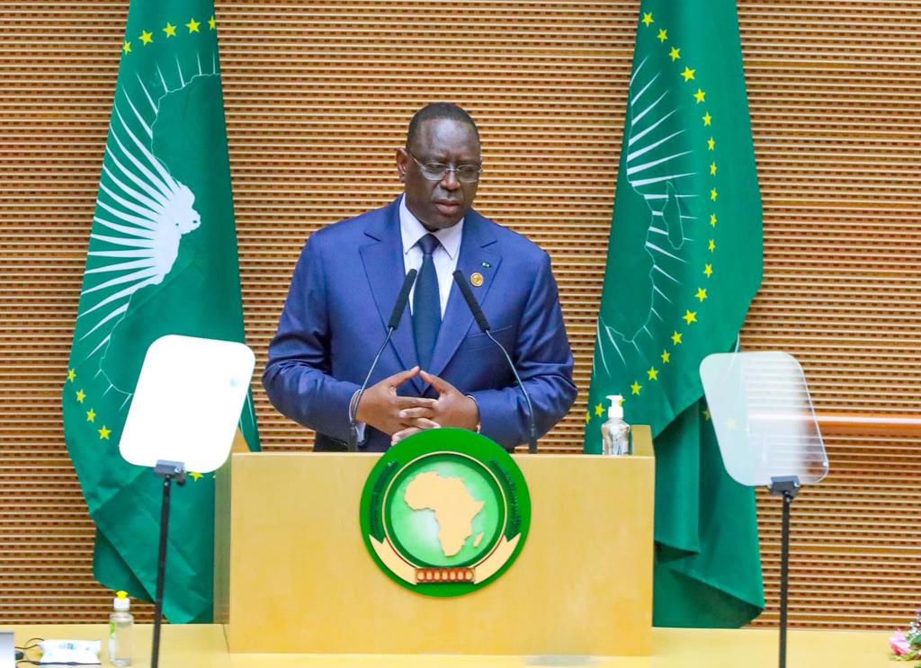 Macky Sall au siége de l'UA
