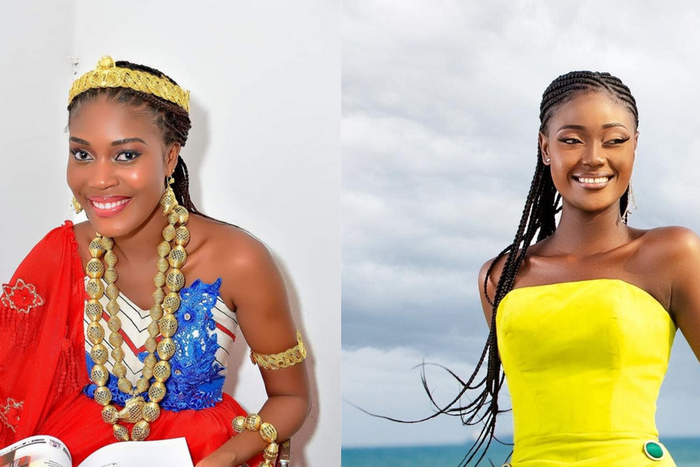 Les miss Danielle Boue et Epiphanie Lialy