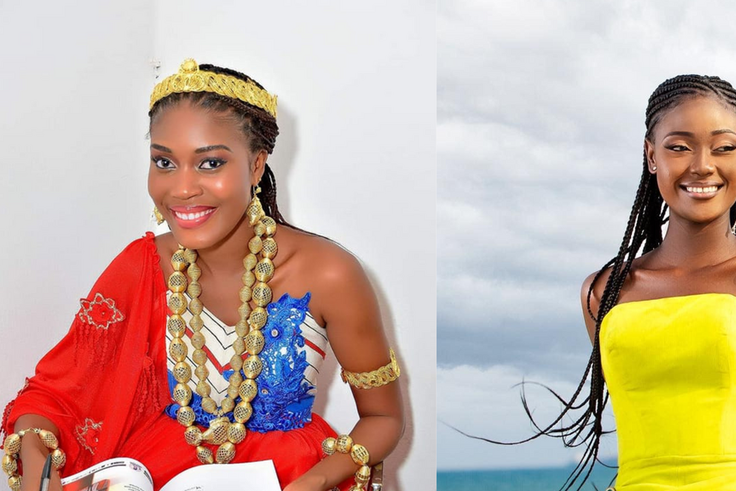 Les miss Danielle Boue et Epiphanie Lialy