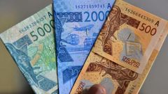 Billets de banque - argent Côte d'Ivoire