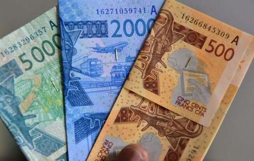 Billets de banque - argent Côte d'Ivoire