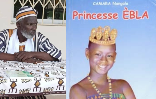 Camara Nangala et son livre Princesse Ebla