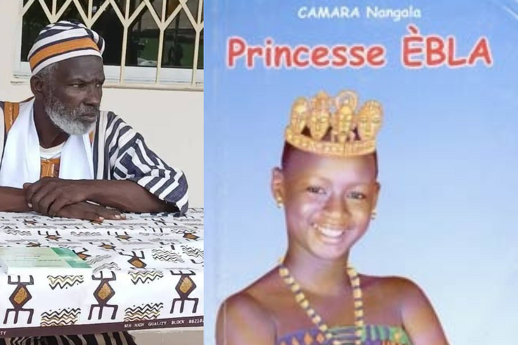 Camara Nangala et son livre Princesse Ebla