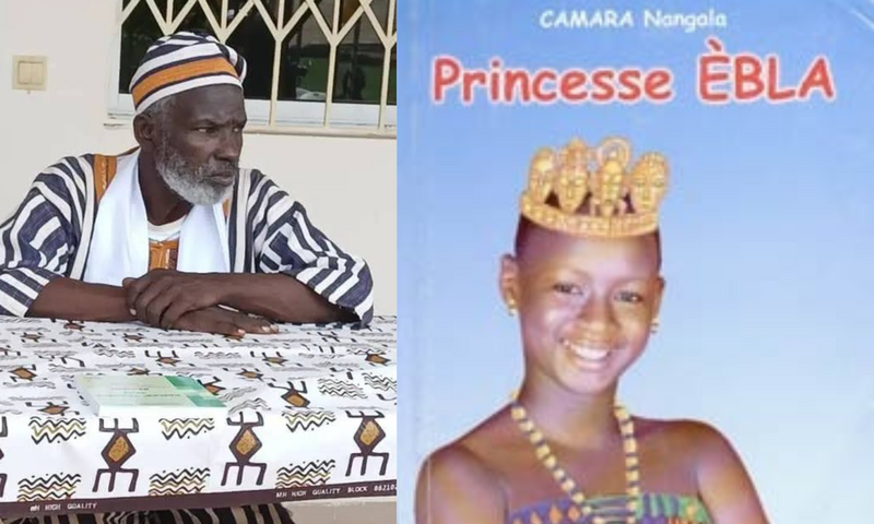 Camara Nangala et son livre Princesse Ebla