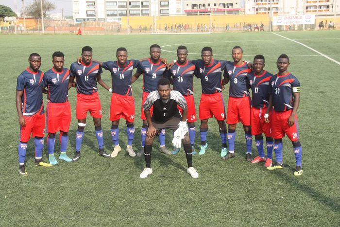 Des joueurs du Stade d'Abidjan