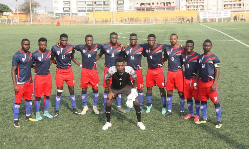 Des joueurs du Stade d'Abidjan