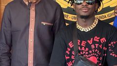 L'artiste ivoirien Didi B et le Président rwandais Paul Kagamé