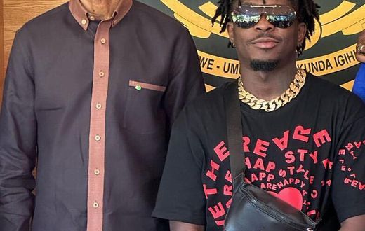 L'artiste ivoirien Didi B et le Président rwandais Paul Kagamé