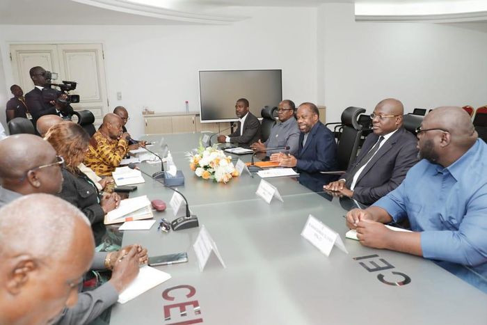 Une délégation du PPA-CI à la CEI