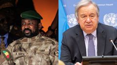 Antonio Guterres et Assimi Goïta