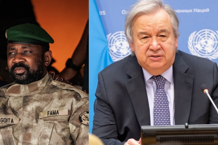 Antonio Guterres et Assimi Goïta
