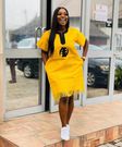Une robe Gye Nyame/Beadorned Yyettie