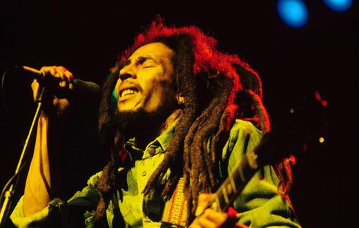 Bob Marley performing in the UK in 1980.Mike Prior/Getty Images