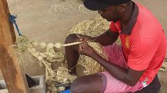 Tissage traditionnel ivoirien