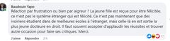 Le commentaire Baudoin Yapo