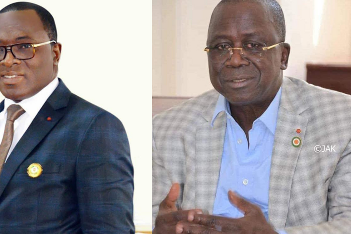 Claude Danho Paulin et Ahoussou Jeannot