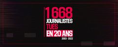 Bilan annuel des journalistes tués dans le monde en 2022 par RSF/RSF