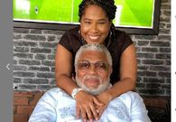 Nathalie Yamb et l'ancien président du Ghana Jerry Rawlings