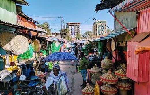 Insider Shola Market in Addis Ababa