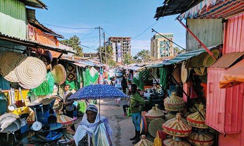 Insider Shola Market in Addis Ababa