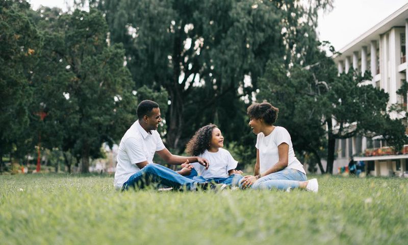 une sortie en famille