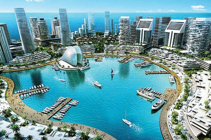 Le projet Eko Atlantic, Lagos