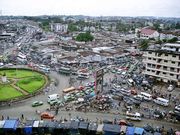 Adjamé, l'un des quartiers de la ville d'Abidjan