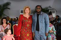 Dominique Ouattara au gala de Noel de la Fondation Children of Africa en 2022