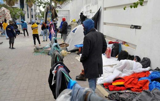 Les migrants en Tunisie