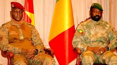 Les Présidents du Burkina et du Mali
