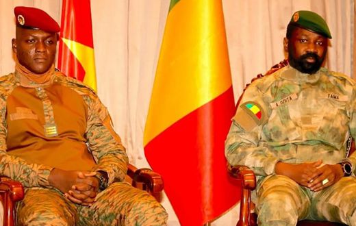 Les Présidents du Burkina et du Mali