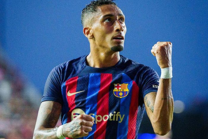 Raphinha was the star of the match after he scored one and assisted two goals.