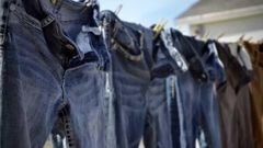 Des jeans qui sèchent