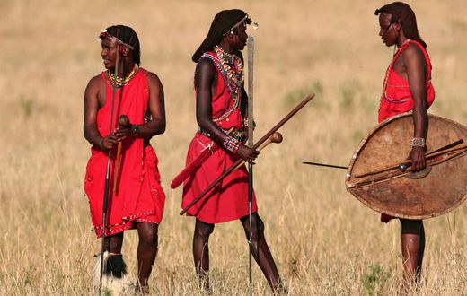 Les Massais du Kenya
