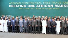 Les chefs d'Etats présents à Kigali pour la création de la Zlecaf
