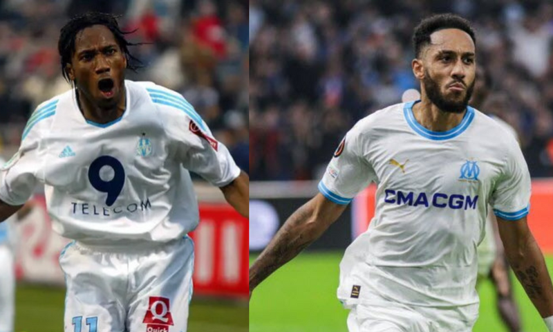 Didier Drogba et Pierre Aubameyang